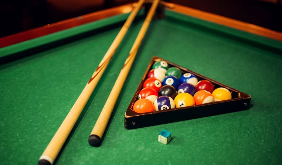 pool cue sticks